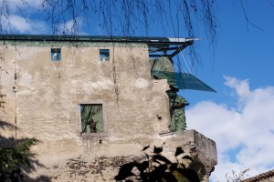 Schloss Juval - with modern Glass Ceiling
